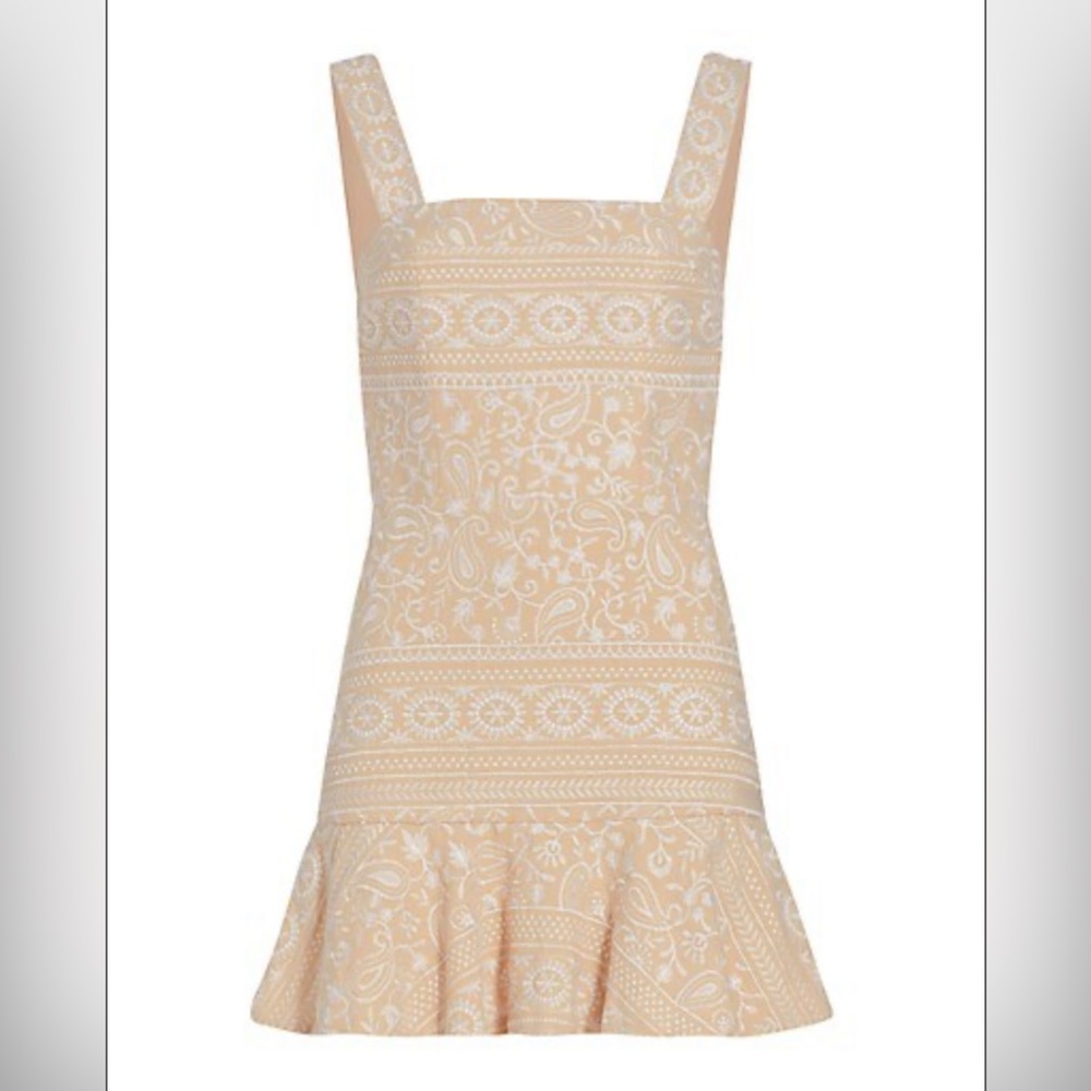 NWT Alice & Olivia Kaidra Drop-Waist Minidress